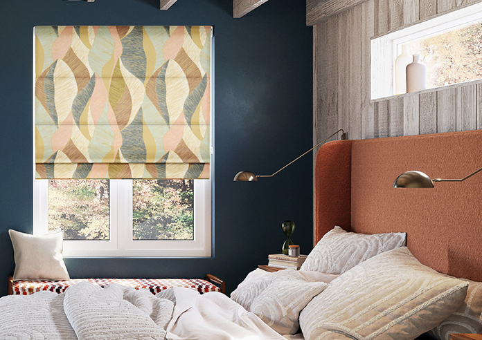 Anthurium, Caramel - Roman Blind - Image 3